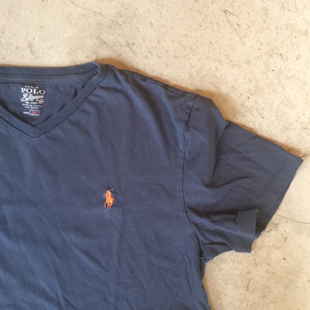 Navy Blue Short Sleeve T Shirt